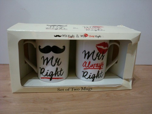 Set mugs right mrs - set,