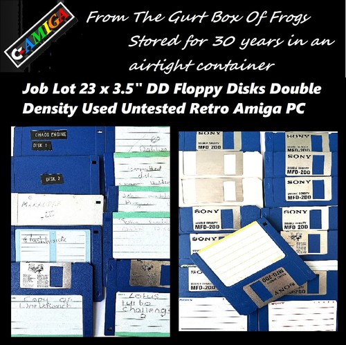 Job lot dd floppy - lot, 23