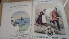 Two Antique Victorian Music