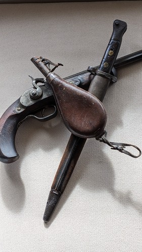 Antique victorian leather shot - antique,