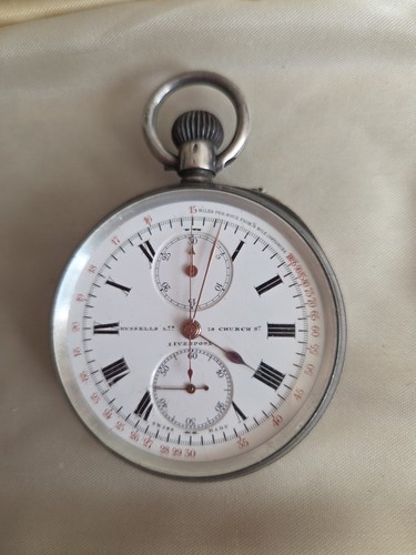 Solid silver chronograph - solid,