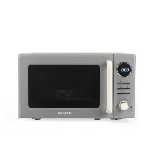 Salter retro grey microwave - salter,