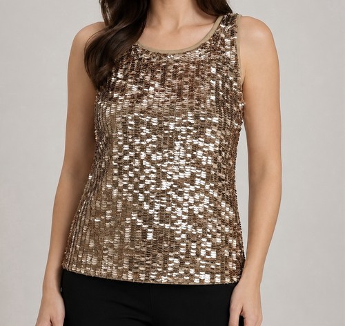 Debbie shuchat sequin top - debbie,