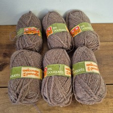 6 Vtg Skeins Yarn Welcomme