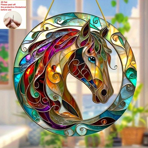 Horse themed suncatcher - 2d, horse-themed