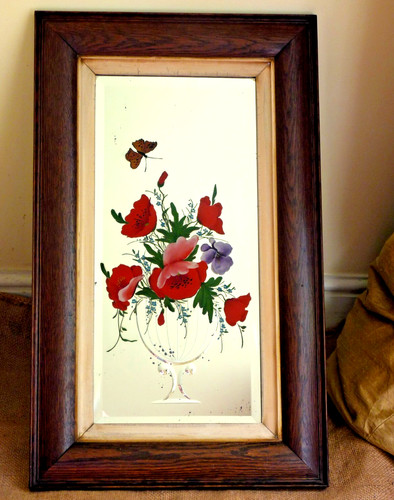 Handpainted gypsy wall - wall, mirror