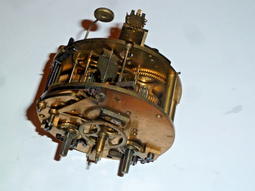 French striking clock - , movement