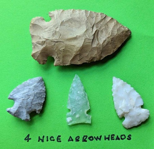 Native american arrowheads - american,
