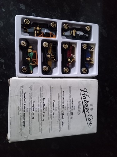 Vintage car miniatures set - vintage,