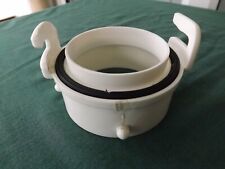 Camco RV American Motorhome RV white Sewer Hose pipe tube 3" coupling adapter