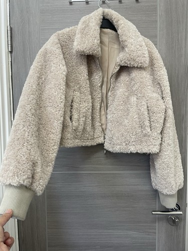 Faux fur shaggy jacket - jacket, coat
