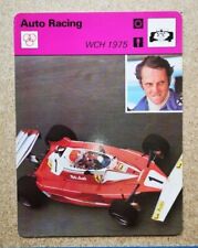 Misc - Sportscaster Rencontre 1978 Single Motor Racing Cards - Various Players