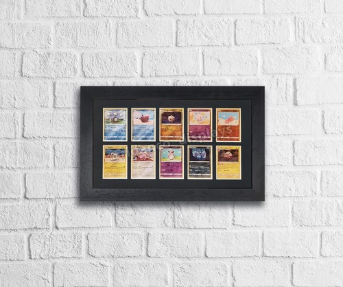 Black trading card frame - card,