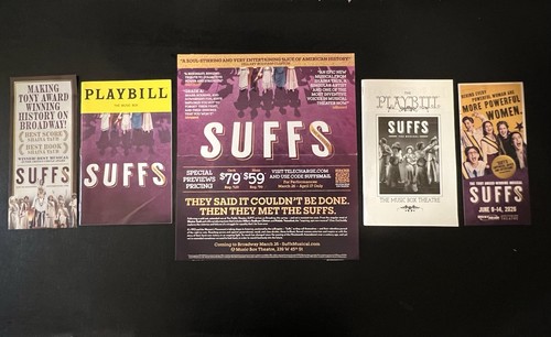 Suffs broadway playbill - playbill, lot