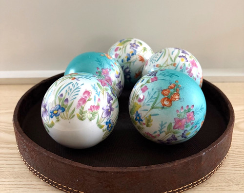 Decorative ceramic orbs carpet - decorative,
