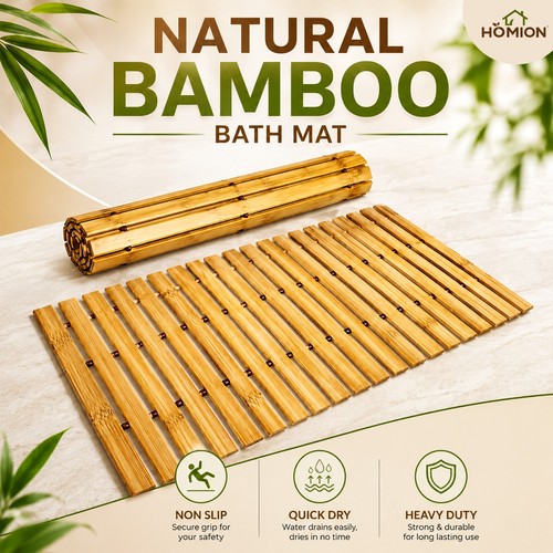 Bamboo wood bath - bath, foldable
