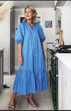 Zara Embroidered Blue Floral