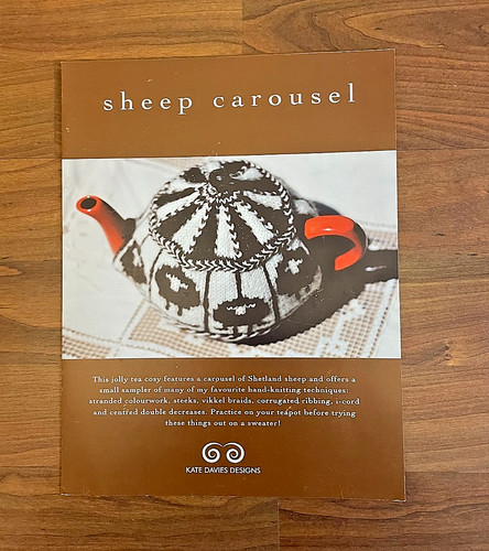 Tea cosy knitting - tea,