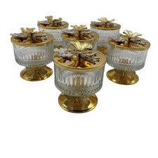 6 pcs Crystal Dessert Bowls w/
