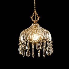 Small Vintage Crystal Pendant
