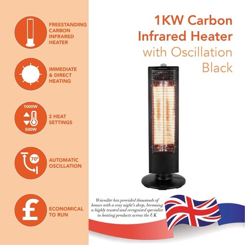 Warmlite infrared heater with - warmlite,