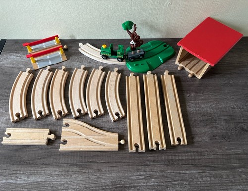 Brio track pieces with - track, safari