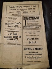 RARE VINTAGE RUGBY LEAGUE PROGRAMME CASTLEFORD V KEIGHLEY 25TH FEBRUARY 1956