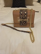 River Island Tan Snake Skin