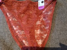 3 Pack High Leg Lace Brief