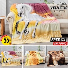 3D Animal Print Throw Large