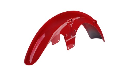 Front mudguard red plastic - front,