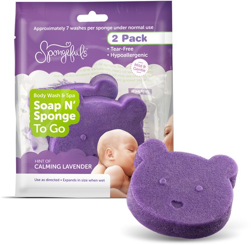 Baby bath sponge soap filled - baby,