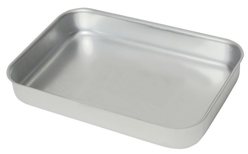 Aluminium baking tray heavy - aluminium,