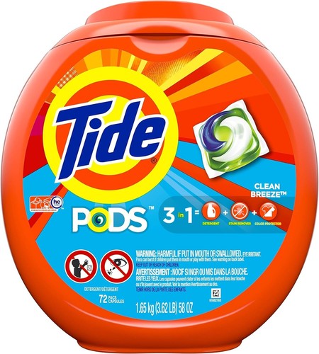 Tide pods liquid laundry - pods,