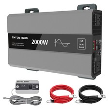 4000W Pure Sine Wave Power Inverter 2000W Converter 12V to 240V USB Truck Remote