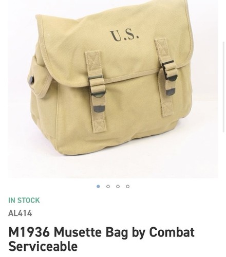 Army ww2 musette - us, m1936
