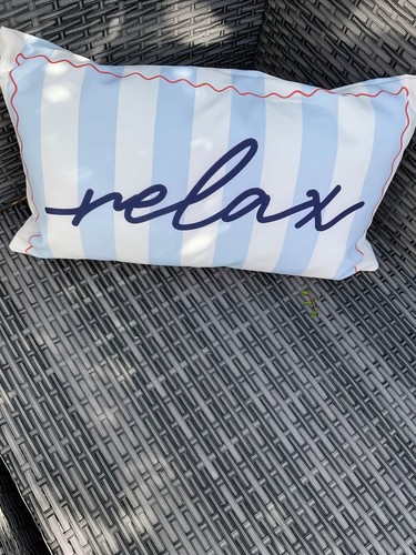 Blue white oblong - blue/white,
