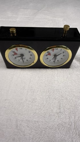 Vintage chess timer dual - chess,