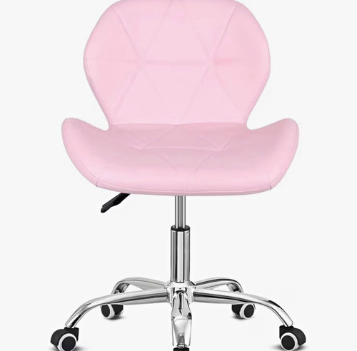 Pink faux leather office - pink,