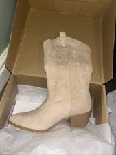 Women's Mid Calf Embroidered