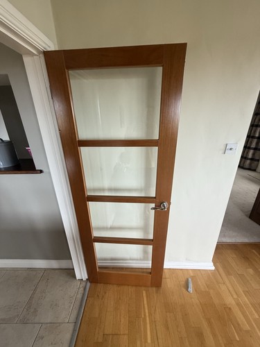 Oak glazed internal doors - oak,