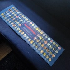 ESSO Football Club Foil Badges 76 100% COMPLETE plus  Shell vintage car coins