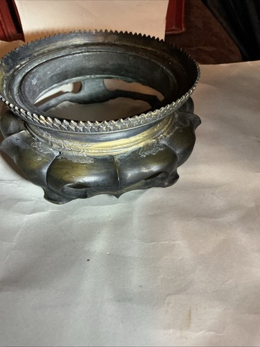 Antique chinese bronze base