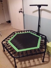 Foldable Fitness Trampoline Rebounder for Indoor/Outdoor Exercise