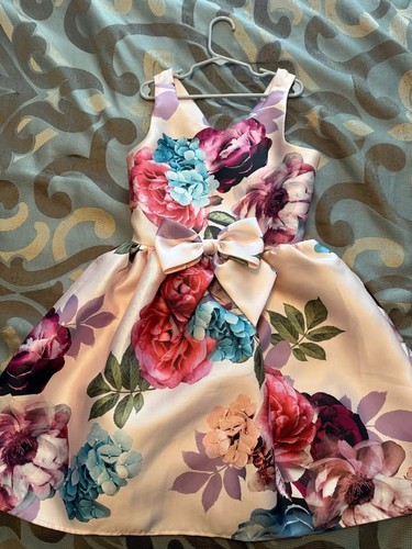 Pink violet girls dress size - violet,