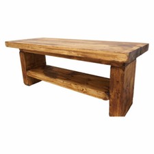 Wooden Bench Indoor/Outdoor Reclaimed Timber Solid Wood Furniture Hallway Patio