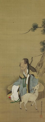 Antique japanese wall hanging - antique,