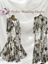 CHESCA Size 12 Ivory Brown