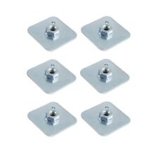 6 x FIA / MSA UK Harness Bolt Stress / Mounting Plate (7/16 UNF Thread)