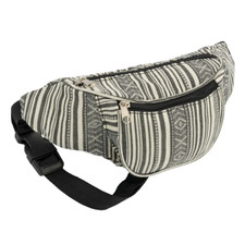 Black White Stripe Design Bum